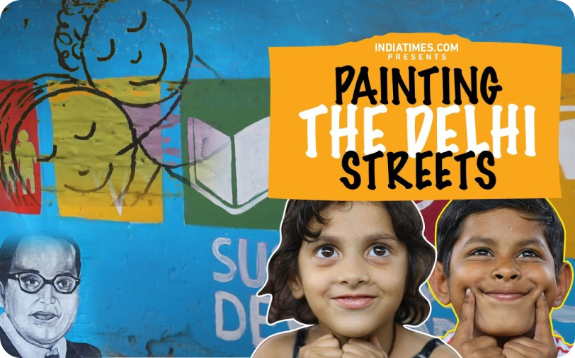 Painting The Delhi Streets